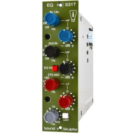 EQ531T Equaliser à Tube pour série 500 - DIY Analog Pro Audio